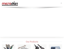Tablet Screenshot of microdian.com